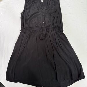 GAP Elegant Black Sleeveless Mini Dress